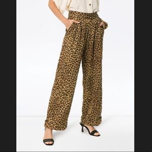 Mara Hoffman Caressa Leopard Print Trousers